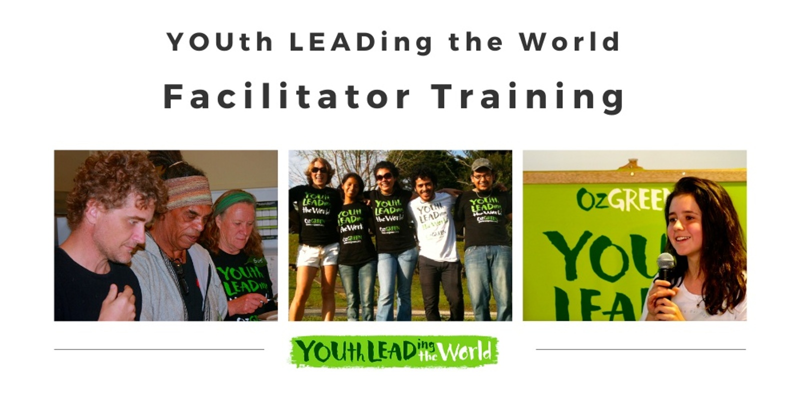 Banner image for Online YOUTh LEADing the World Facilitator Training 26-27-28 September 2020 (Sydney Time)