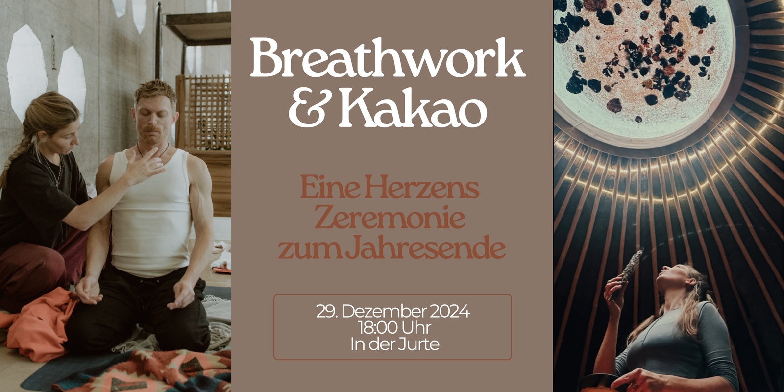 Banner image for Herzenszeremomie zum Jahreswechsel - Breathwork & Kakao