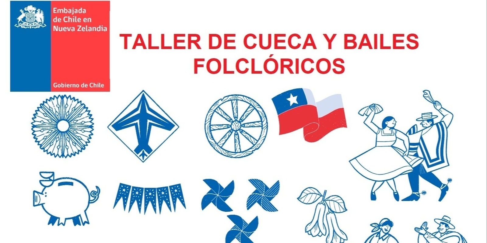 Banner image for Taller de Cueca y Bailes Folclóricos - Wellington