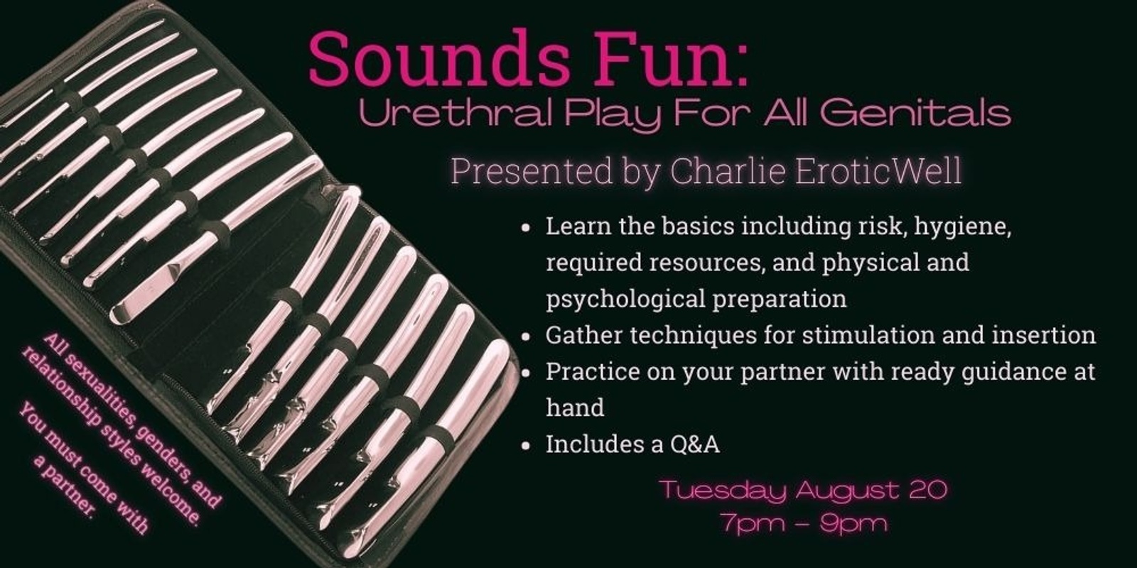 Banner image for Sounds Fun: Urethral Play For All Genitals