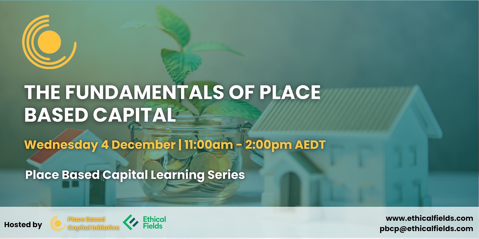 Banner image for Place Based Capital Learning Series