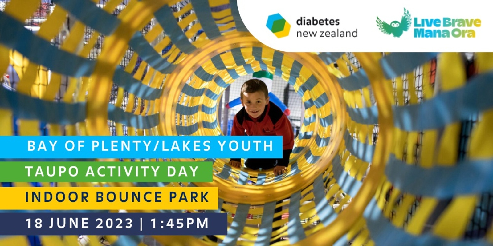 Banner image for Diabetes NZ Bay of Plenty/Lakes Bounce Park (Taupo)