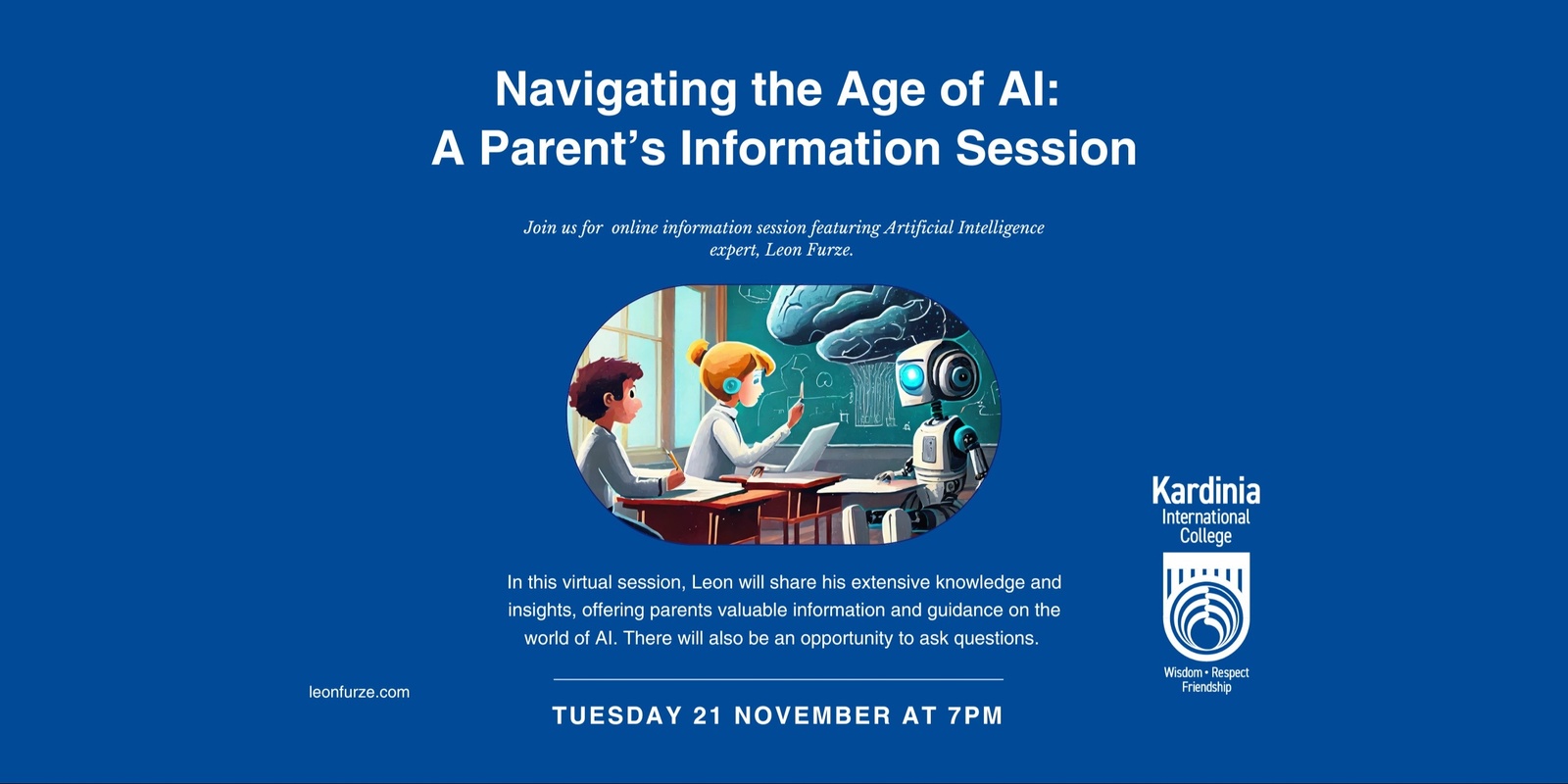 Banner image for Navigating the Age of AI: A Parent's Information Session with Q&A