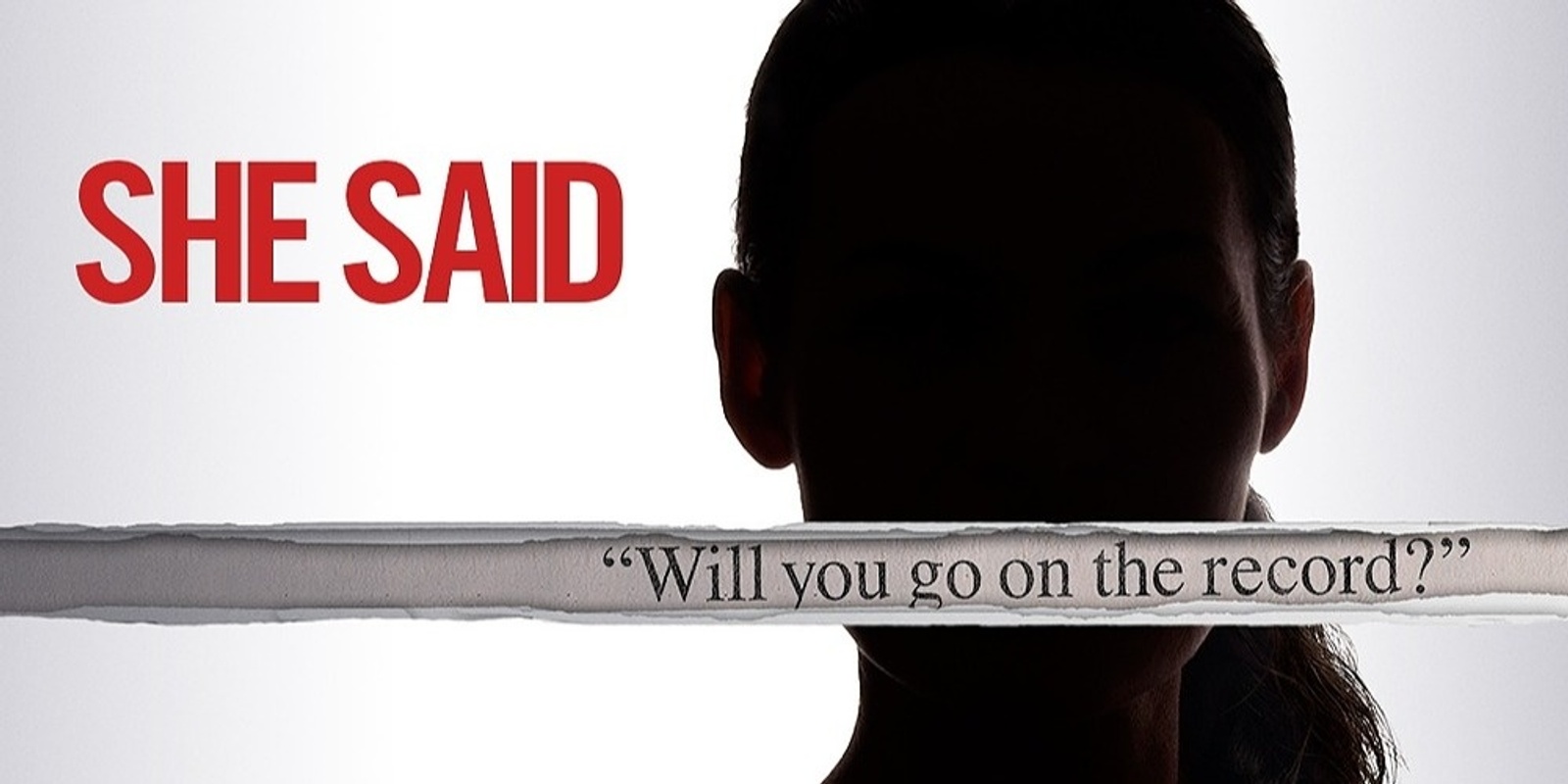 Banner image for "She Said" Movie Fundraiser 