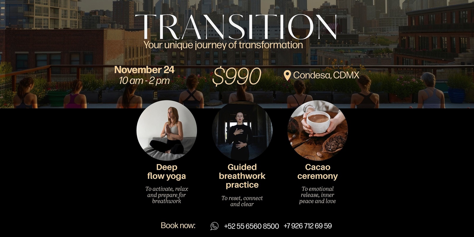 Banner image for ✨ Transition. Your unique journey of transformation. Take a Pause, Reflect & Reset ✨