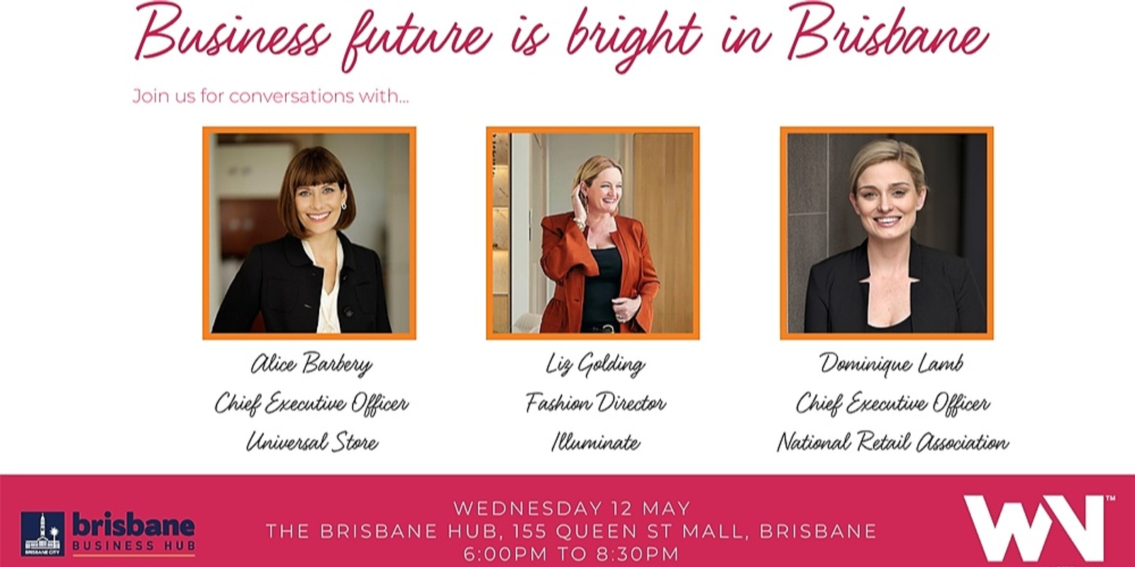 Banner image for WNA Bris | 12 May 2021 | Business Future is Bright in Brisbane