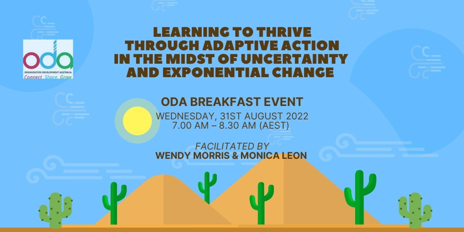 Banner image for Learning to thrive through adaptive action in the midst of uncertainty and exponential change