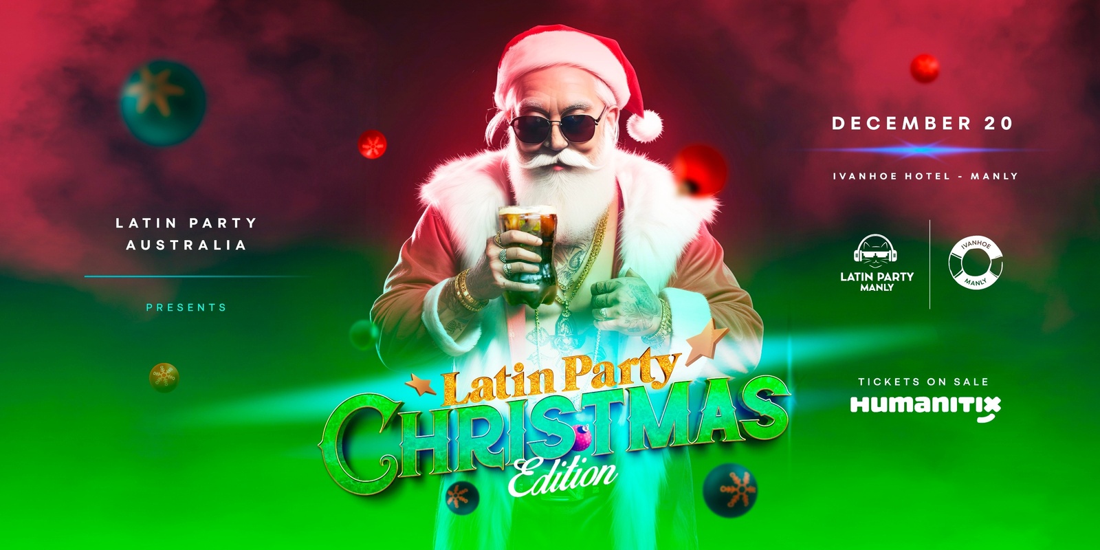 Banner image for LATIN PARTY BAD SANTA !!