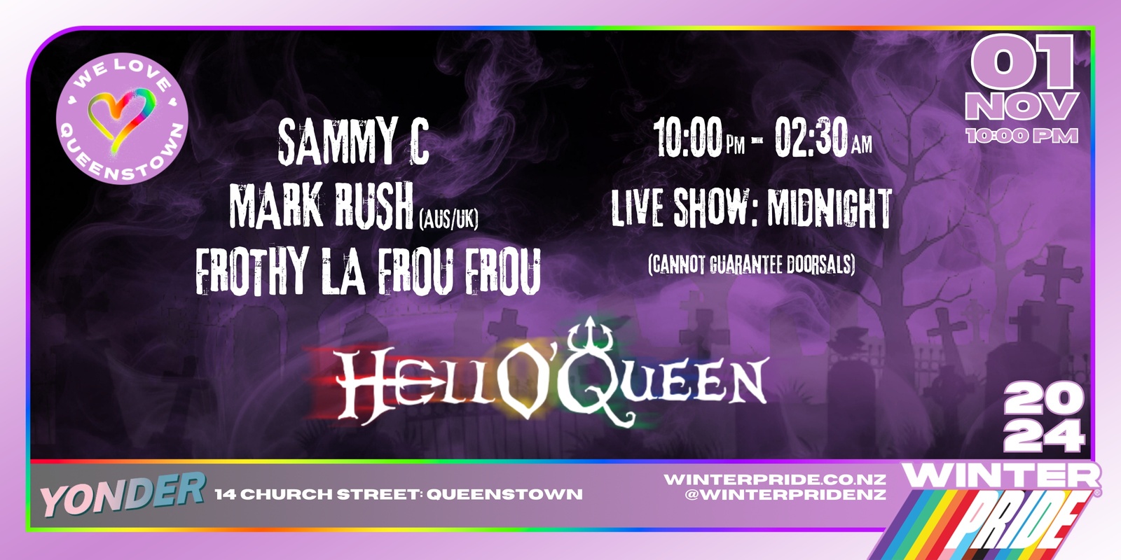 Banner image for Winter Pride presents HellO'QUEEN 