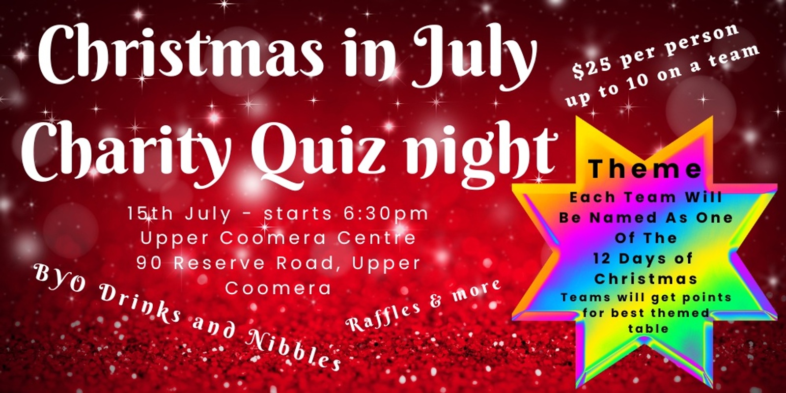 Banner image for Christmas in July Quiz Night