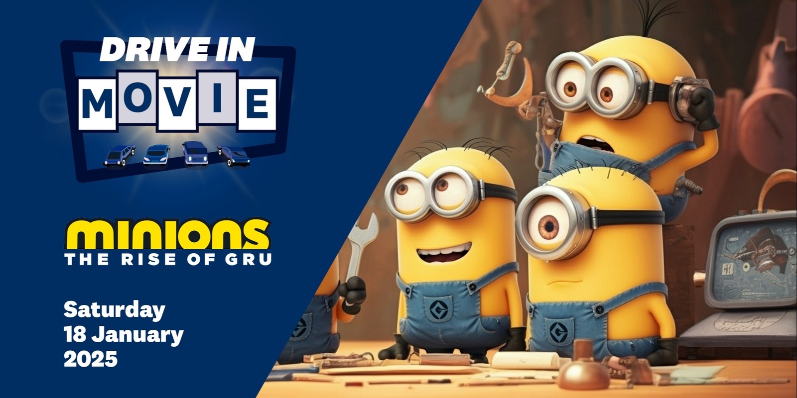 Banner image for Drive in Movie - Minions the Rise of Gru