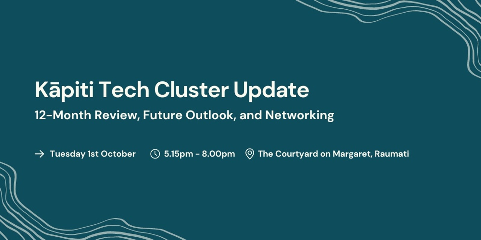 Banner image for Kāpiti Tech Cluster Update