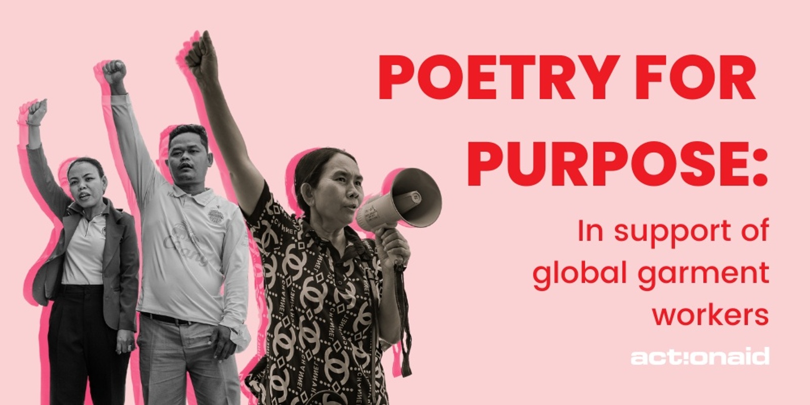Banner image for Poetry for Purpose: in support of global garment workers 