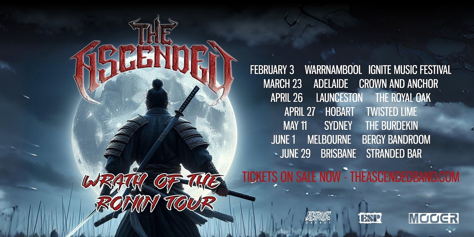 Banner image for The Ascended - WOTR Tour - Hobart