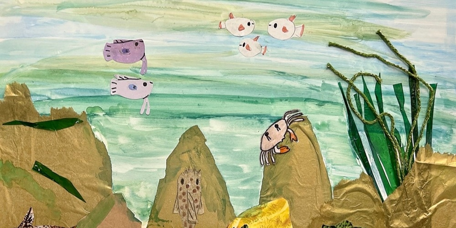 Banner image for School Holiday Program -  Water Colour Collage Art