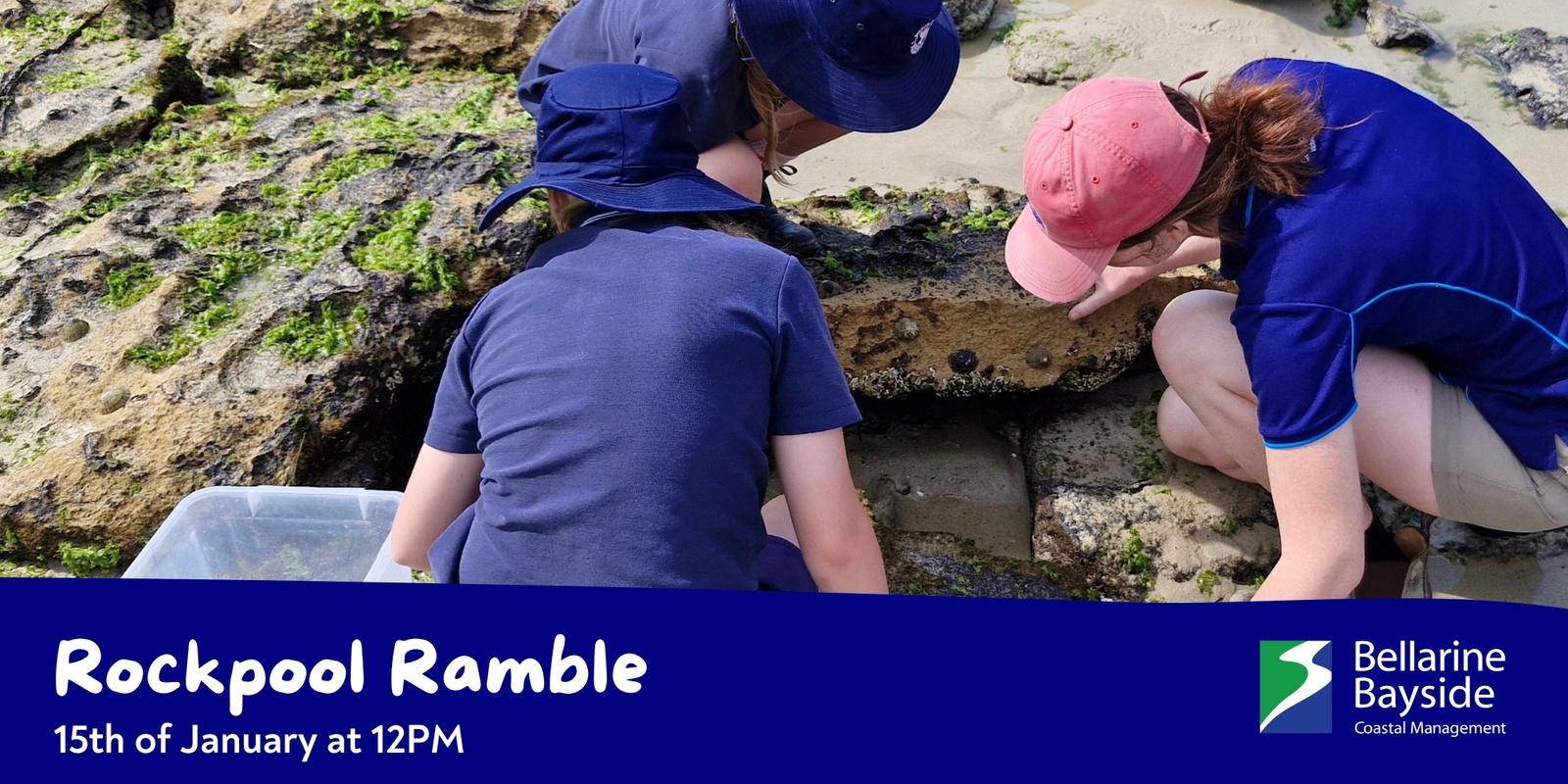 Banner image for Rockpool Ramble at Steelys Rocks, Portarlington