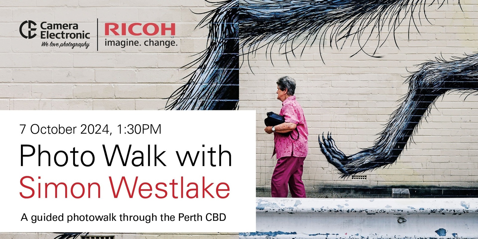 Banner image for Photo Walk with Simon Westlake and Camera Electronic