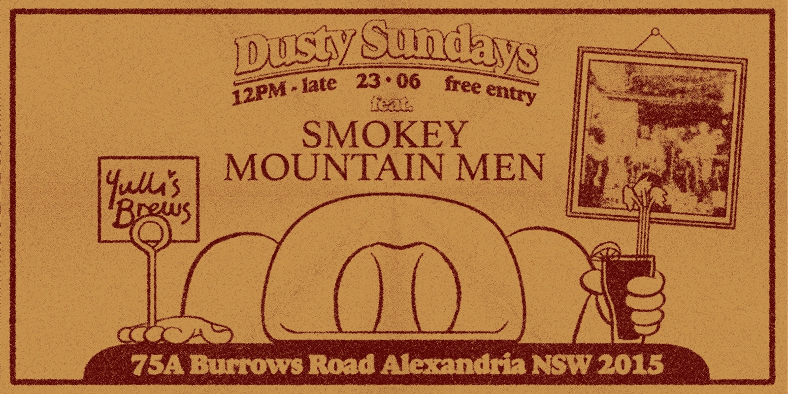 Banner image for DUSTY SUNDAYS - Smokey Mountain Men 
