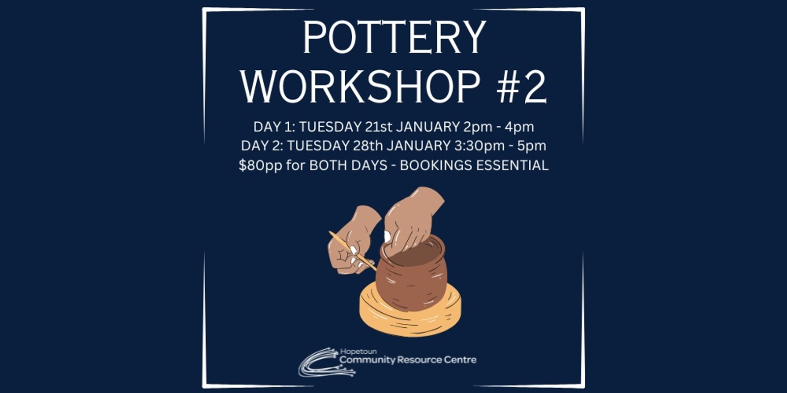 Banner image for Pottery Workshop #2