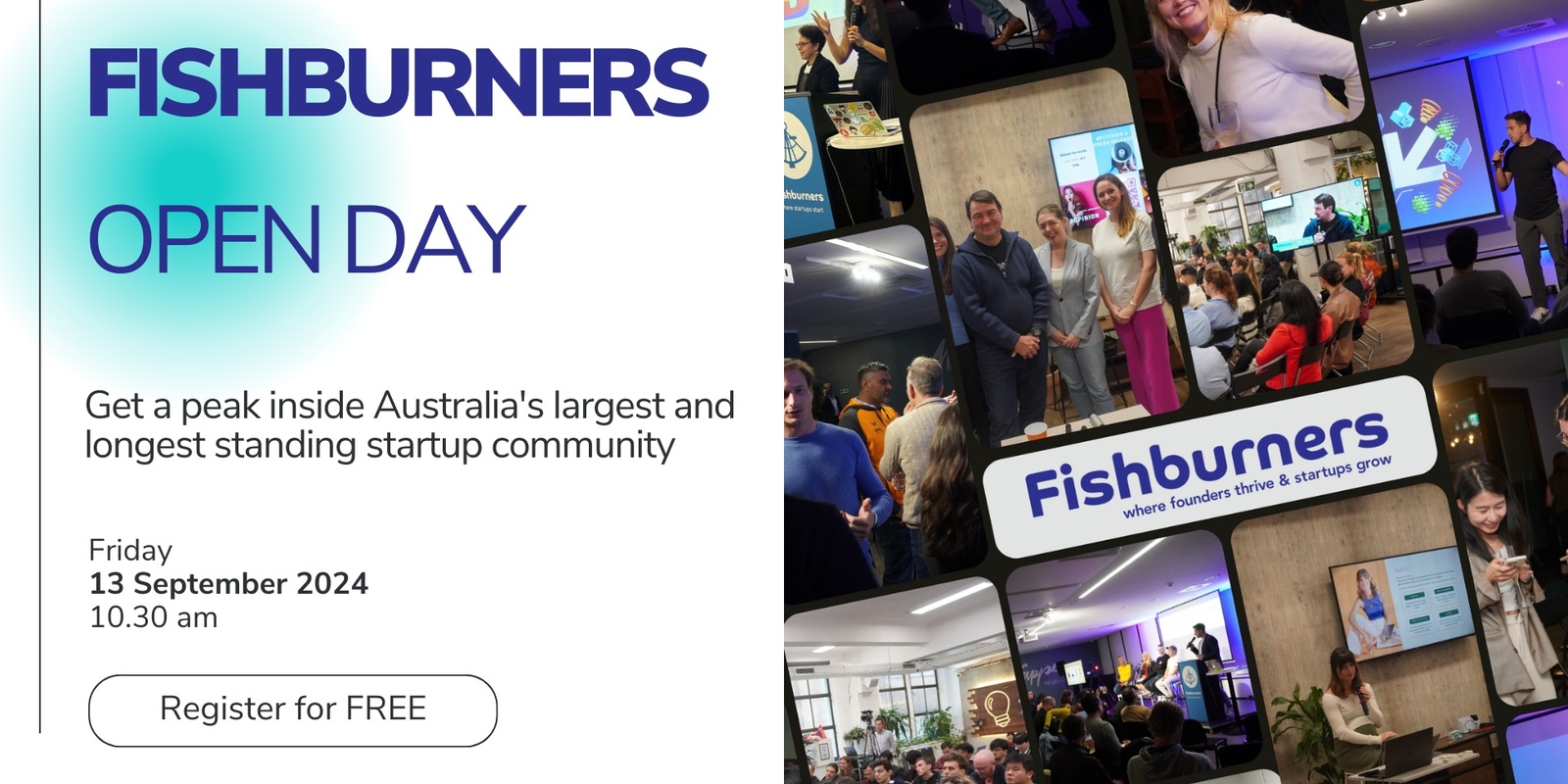 Banner image for Fishburners Open Day