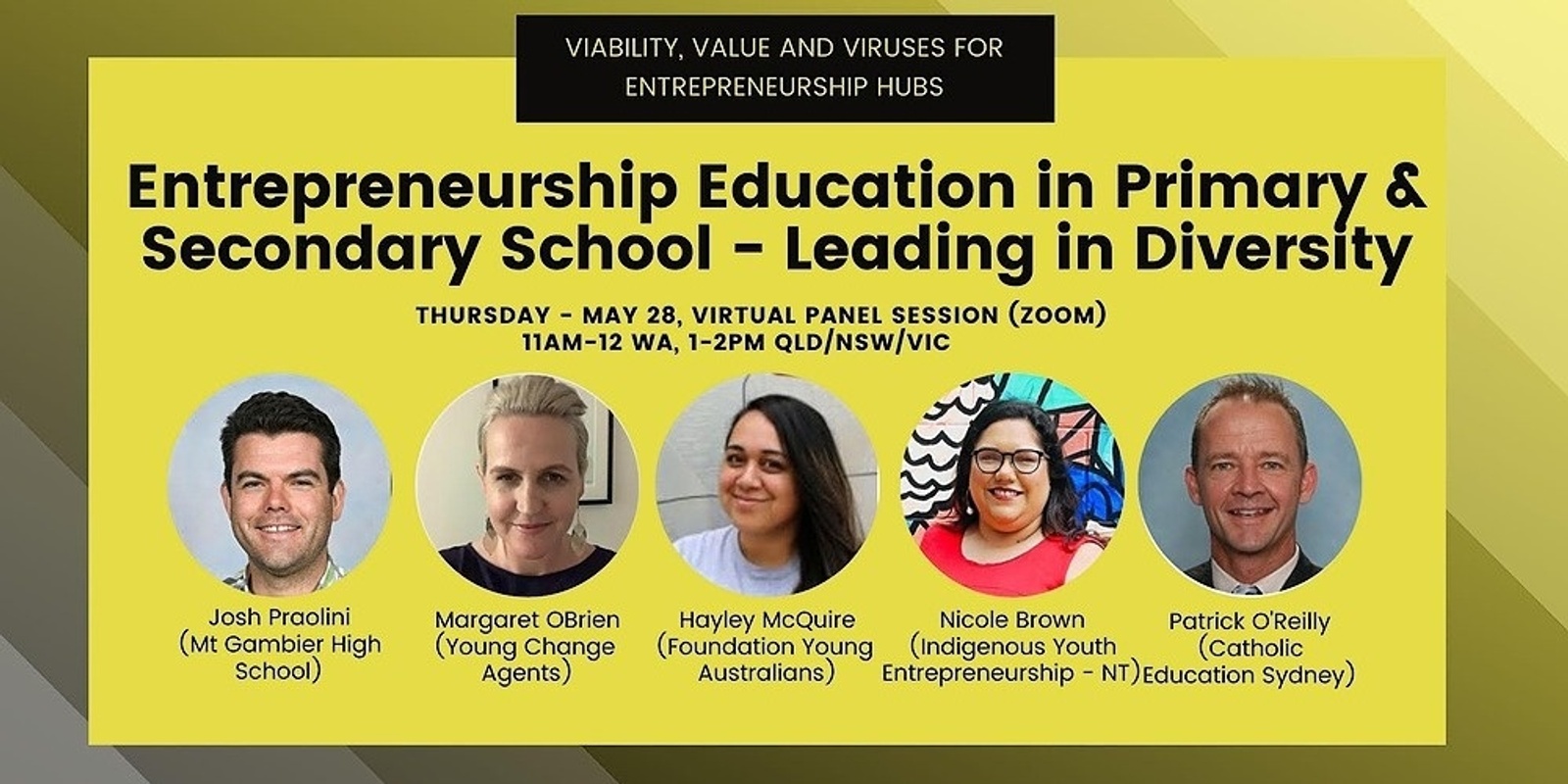 Banner image for Australian Innovation Leaders: Entrepreneurship Education in Primary & Secondary School - Leading in Diversity