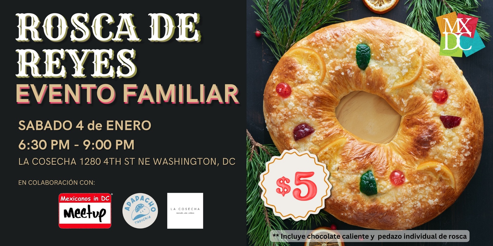 Banner image for Rosca de Reyes Family Event