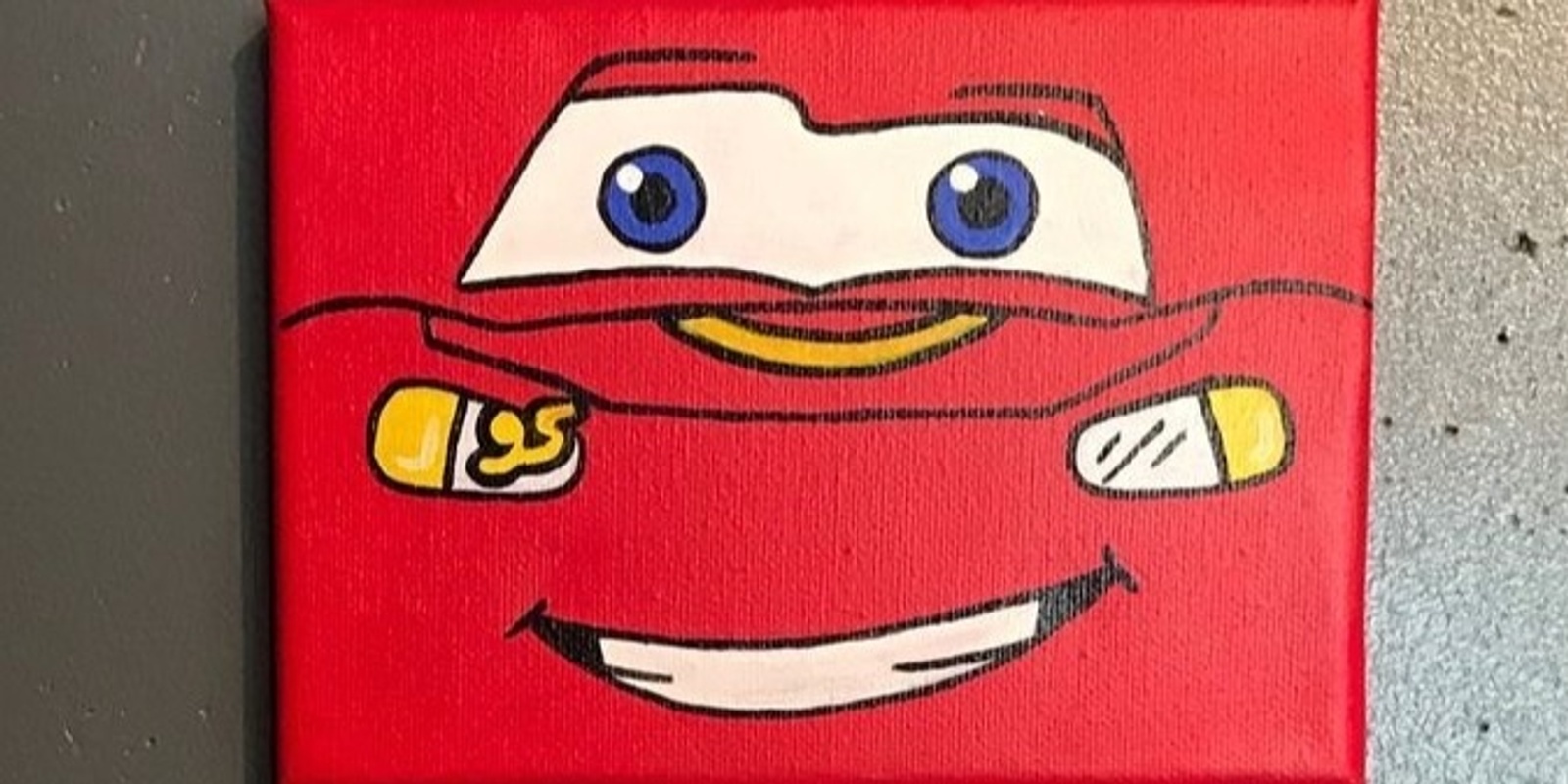 Banner image for Kids Cars Lightning McQueen Paint + Sip