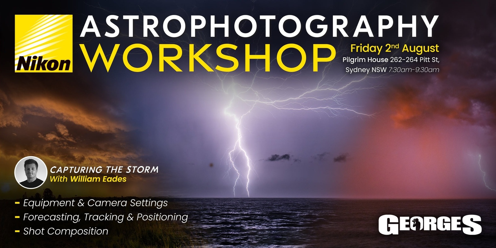 Banner image for ASTROPHOTOGRAPHY WORKSHOP - Capturing The Storm with Will Eades 