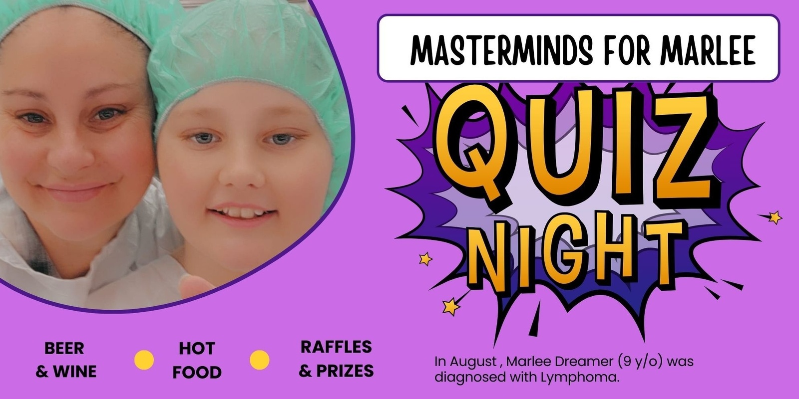 Banner image for Master Minds for Marlee - Charity Quiz Night 