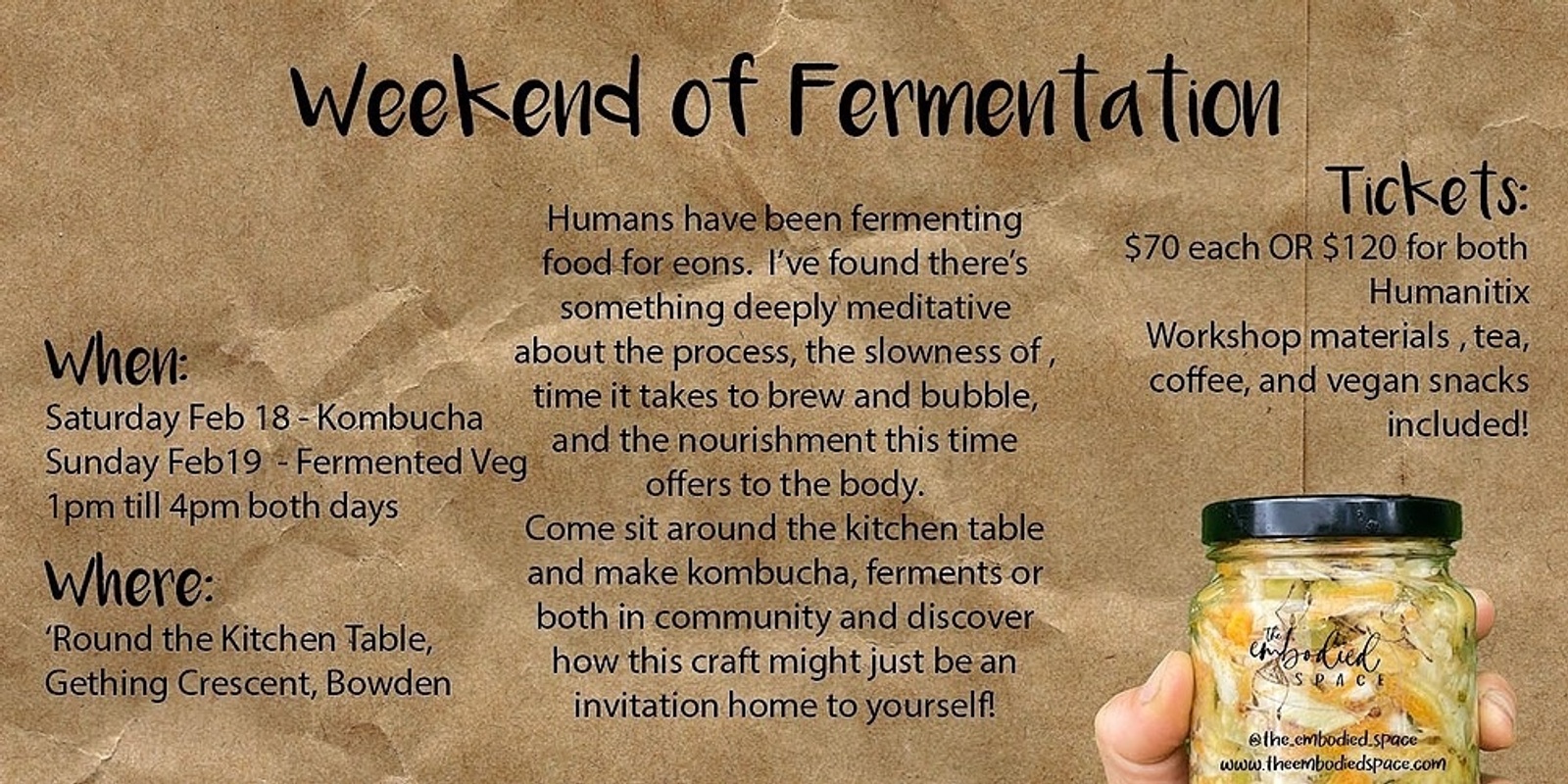 Banner image for Weekend of Fermentation