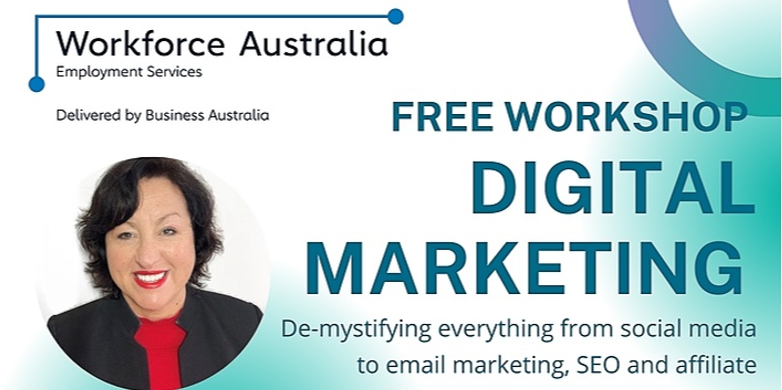 Banner image for Free Digital Marketing Workshop