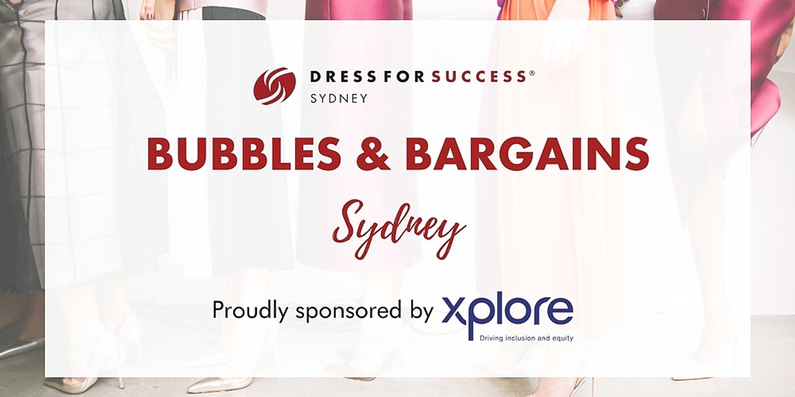 Banner image for July 2023 Bubbles & Bargains Sydney