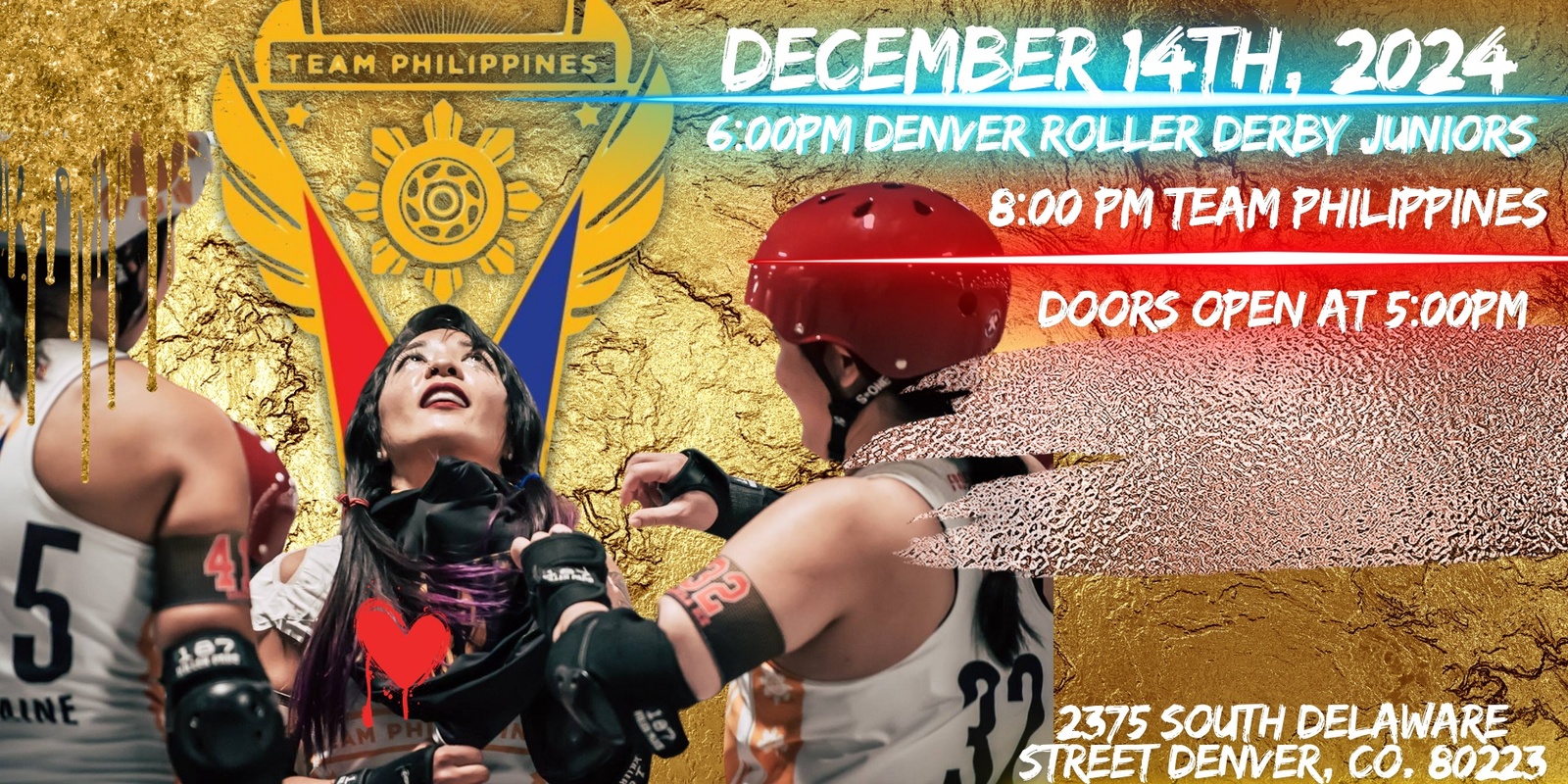 Banner image for Denver Roller Derby Doubleheader December 2024