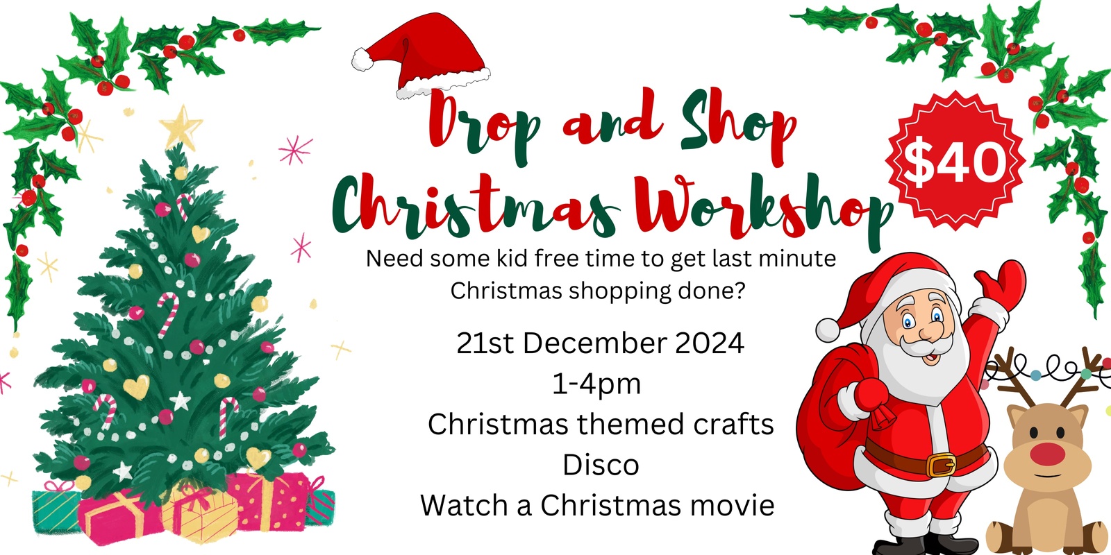 Banner image for Drop and Shop Christmas Workshop