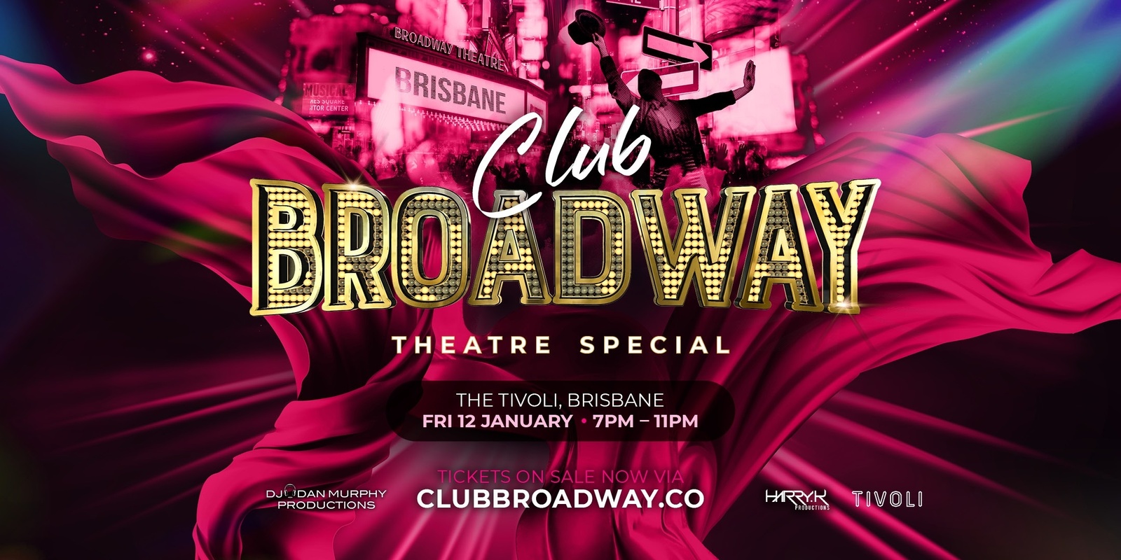 Banner image for Club Broadway: Brisbane [Fri 12 Jan]