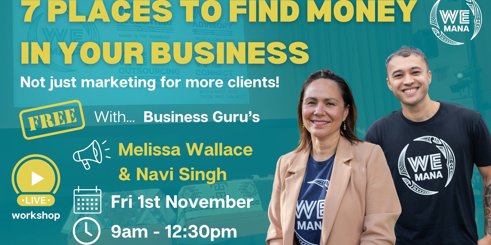 Banner image for 7 Places to find Money in your Business! Hawkes Bay - FREE EVENT!