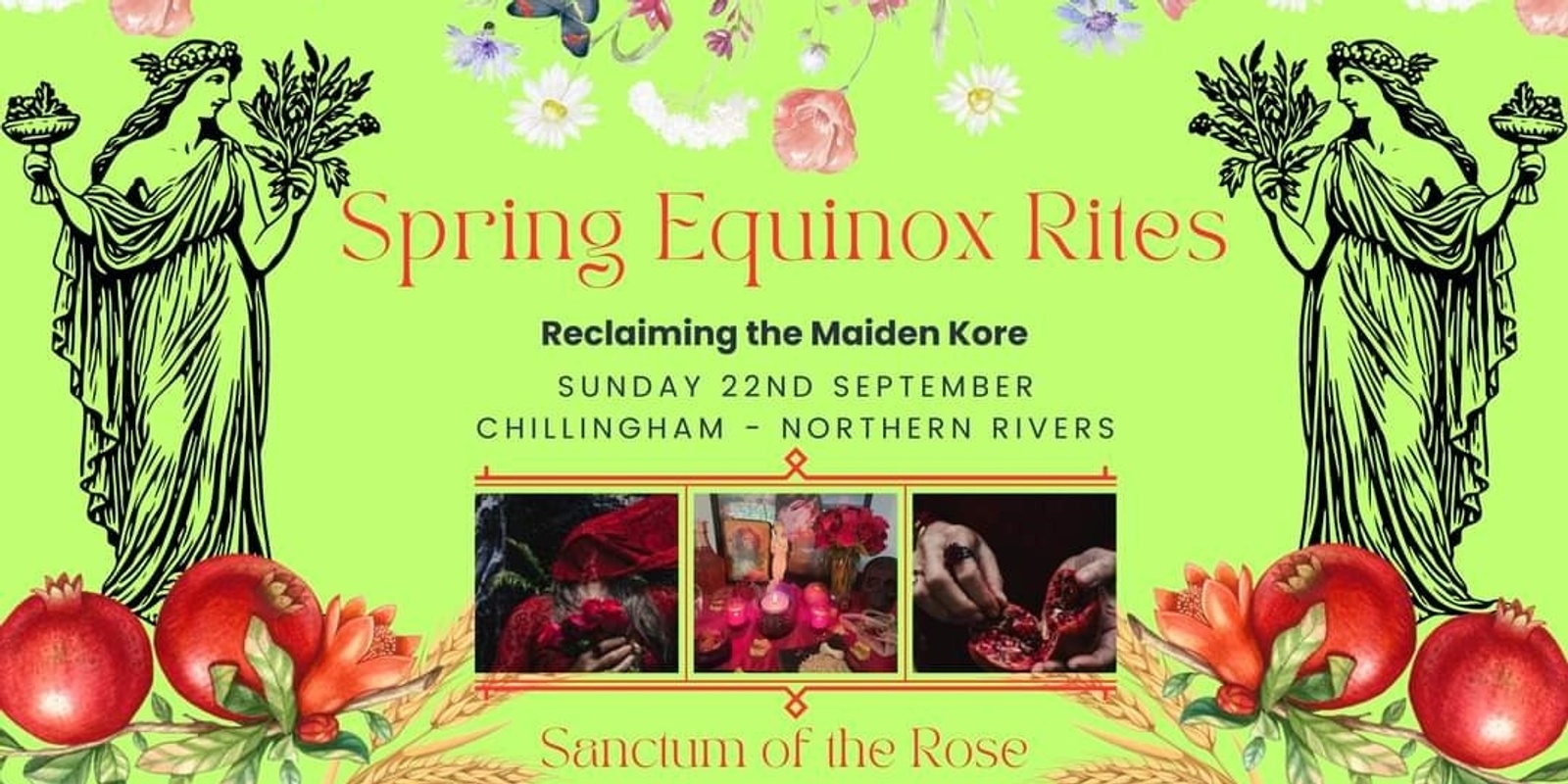 Banner image for Spring Equinox Rites -  Reclaiming the maiden Kore