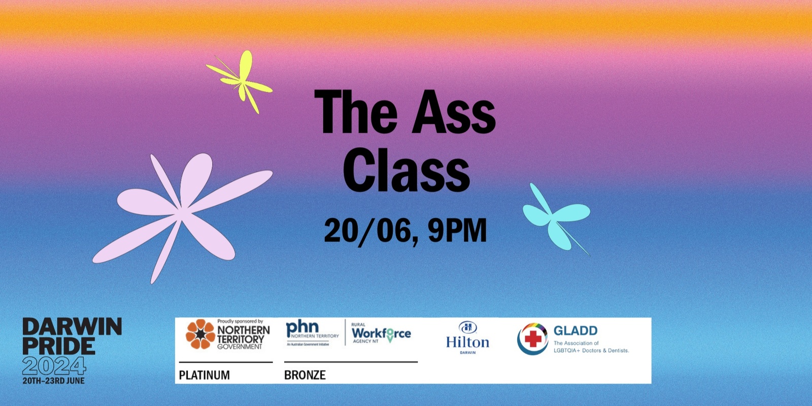 Banner image for Darwin Pride 2024 – The Ass Class