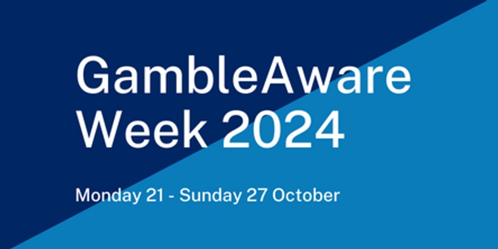 Banner image for GambleAware Week Information for multicultural communities 