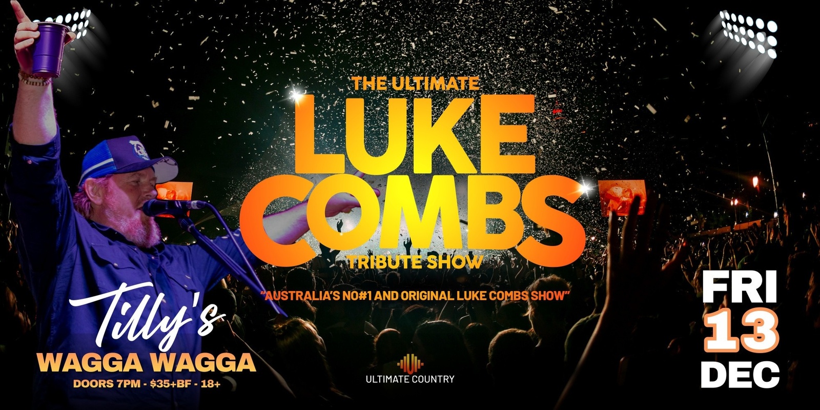 Banner image for The Ultimate Luke Combs Tribute Show 