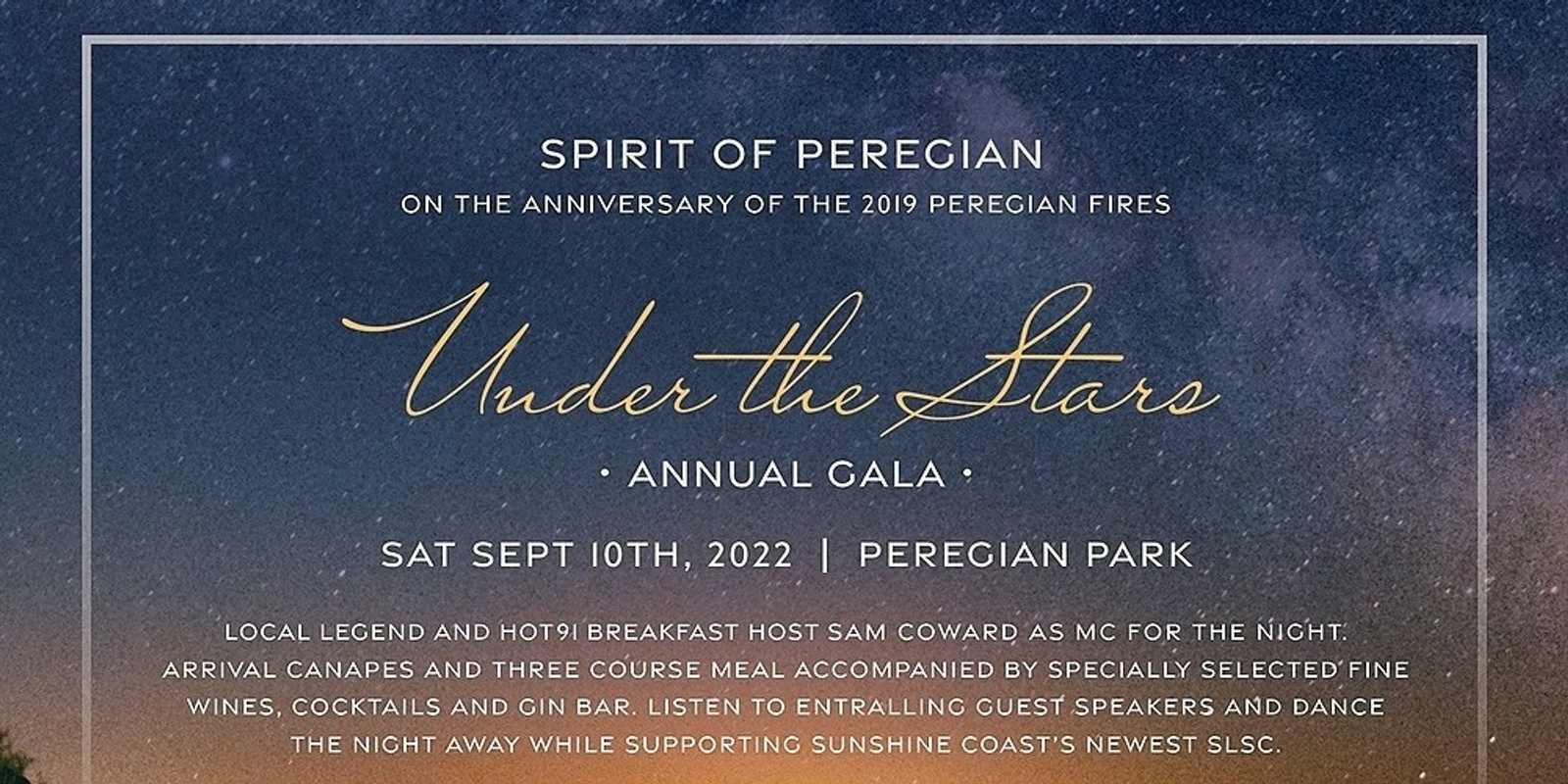 Banner image for Spirit of Peregian "Under the Stars" 2022