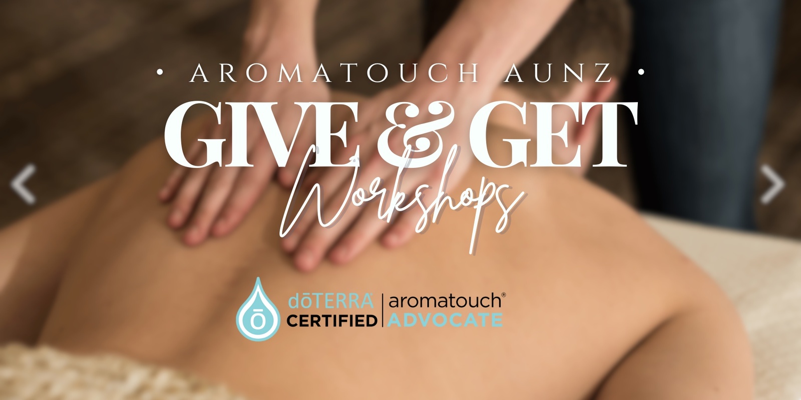 Banner image for Aromatouch Give & Get Workshop - Bribie Island