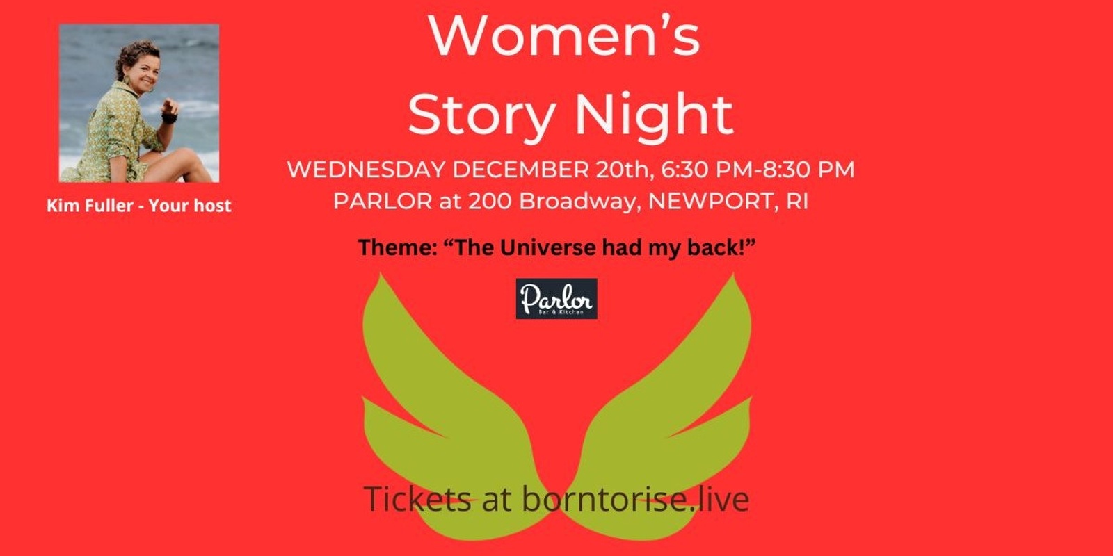 Banner image for Born to Rise™ Women's Story night 12/20