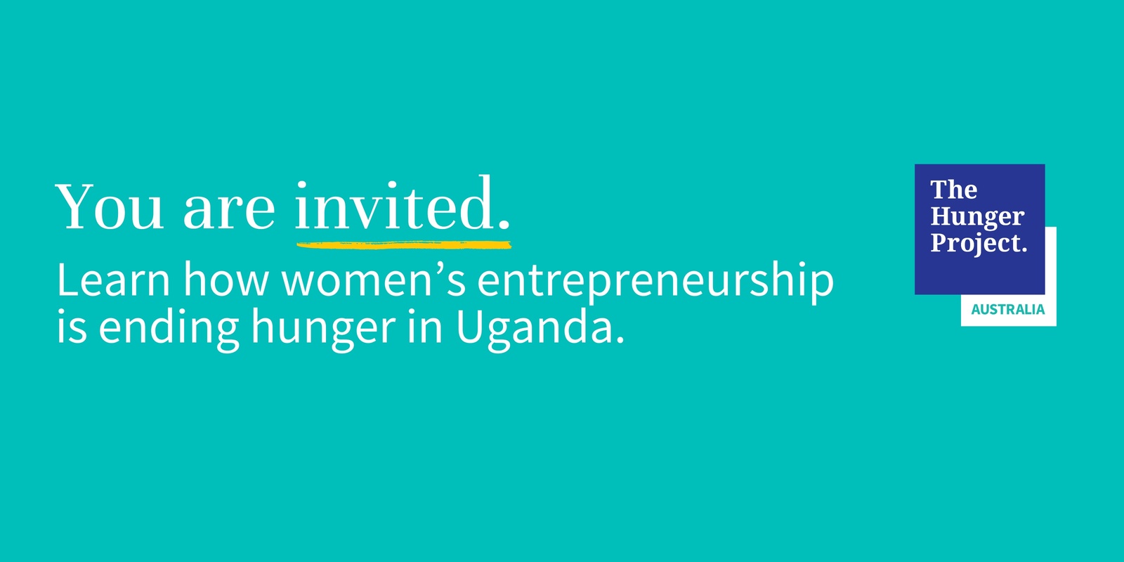 Banner image for Women's Entrepreneurship in Uganda: In Conversation with The Hunger Project