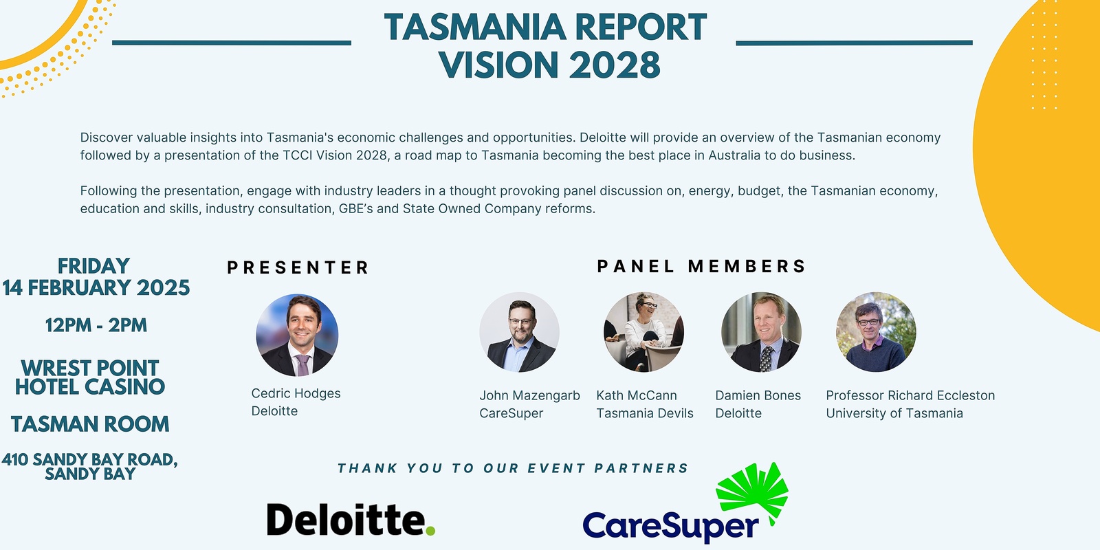 Banner image for Tasmania Report - Vision 2028