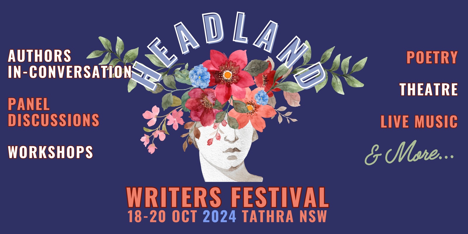 Banner image for Headland Writers Festival 2024 - THE FREE STUFF!