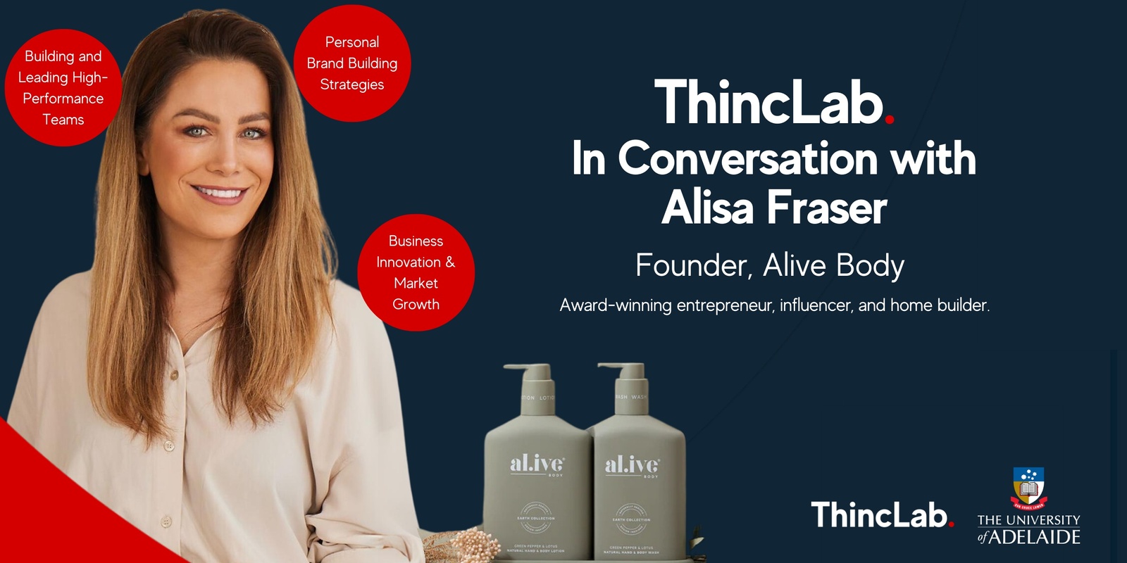 Banner image for ThincLab Presents: In Conversation with Alisa Fraser