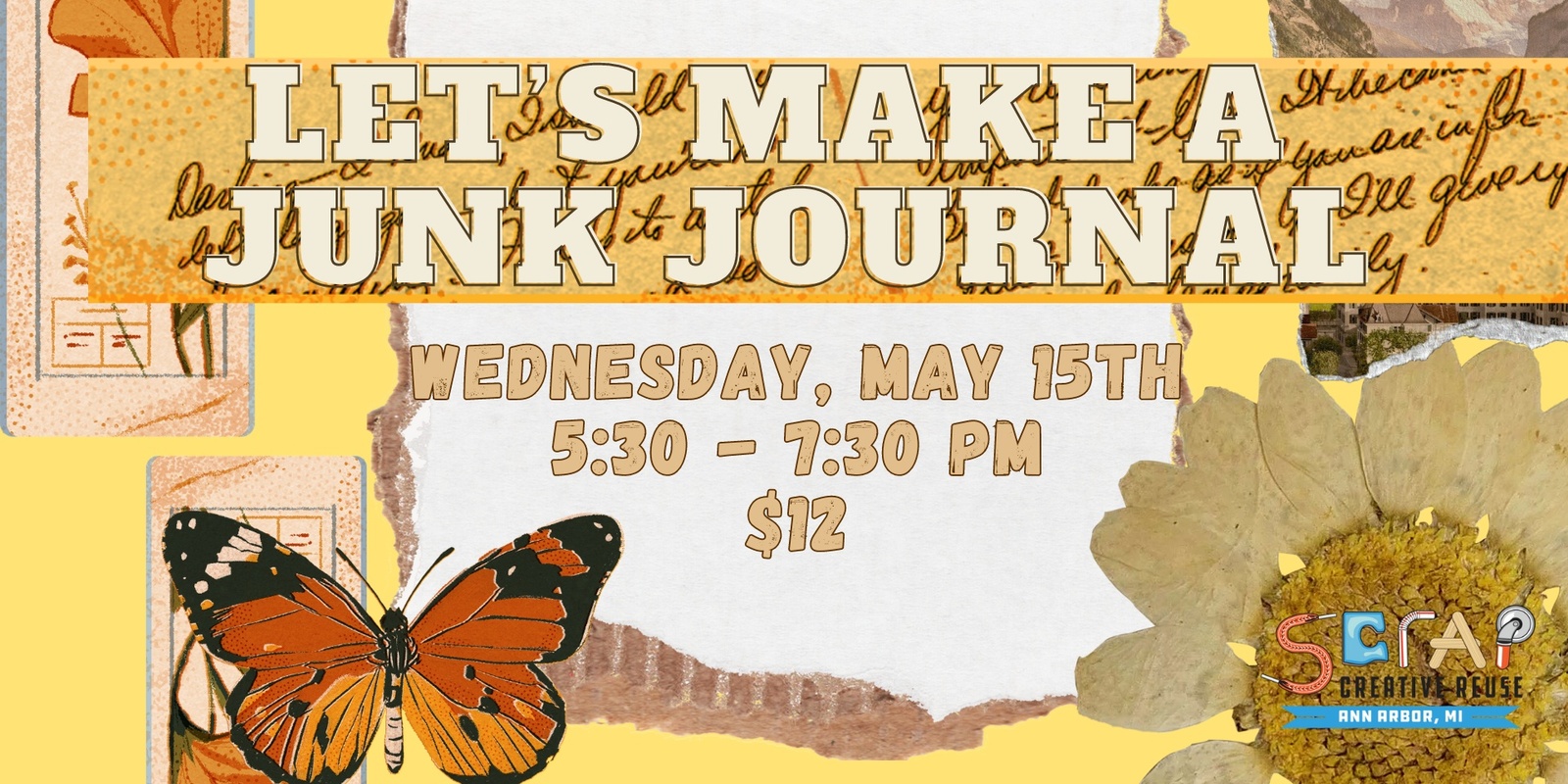 Banner image for Let's Make a Junk Journal