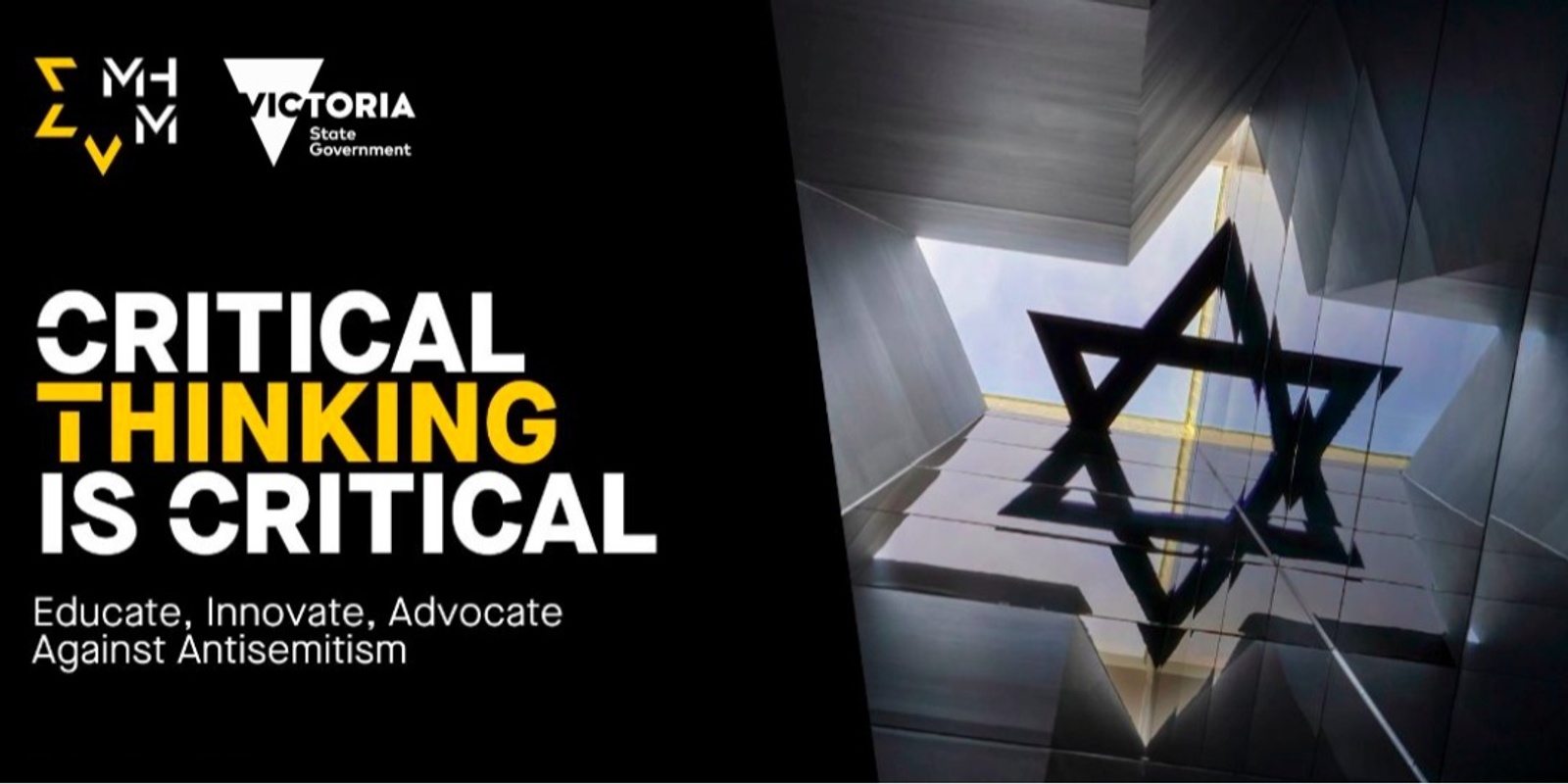 Banner image for Critical Thinking is Critical: Educate, Innovate and Advocate Against Antisemitism - Volunteer Roundtable