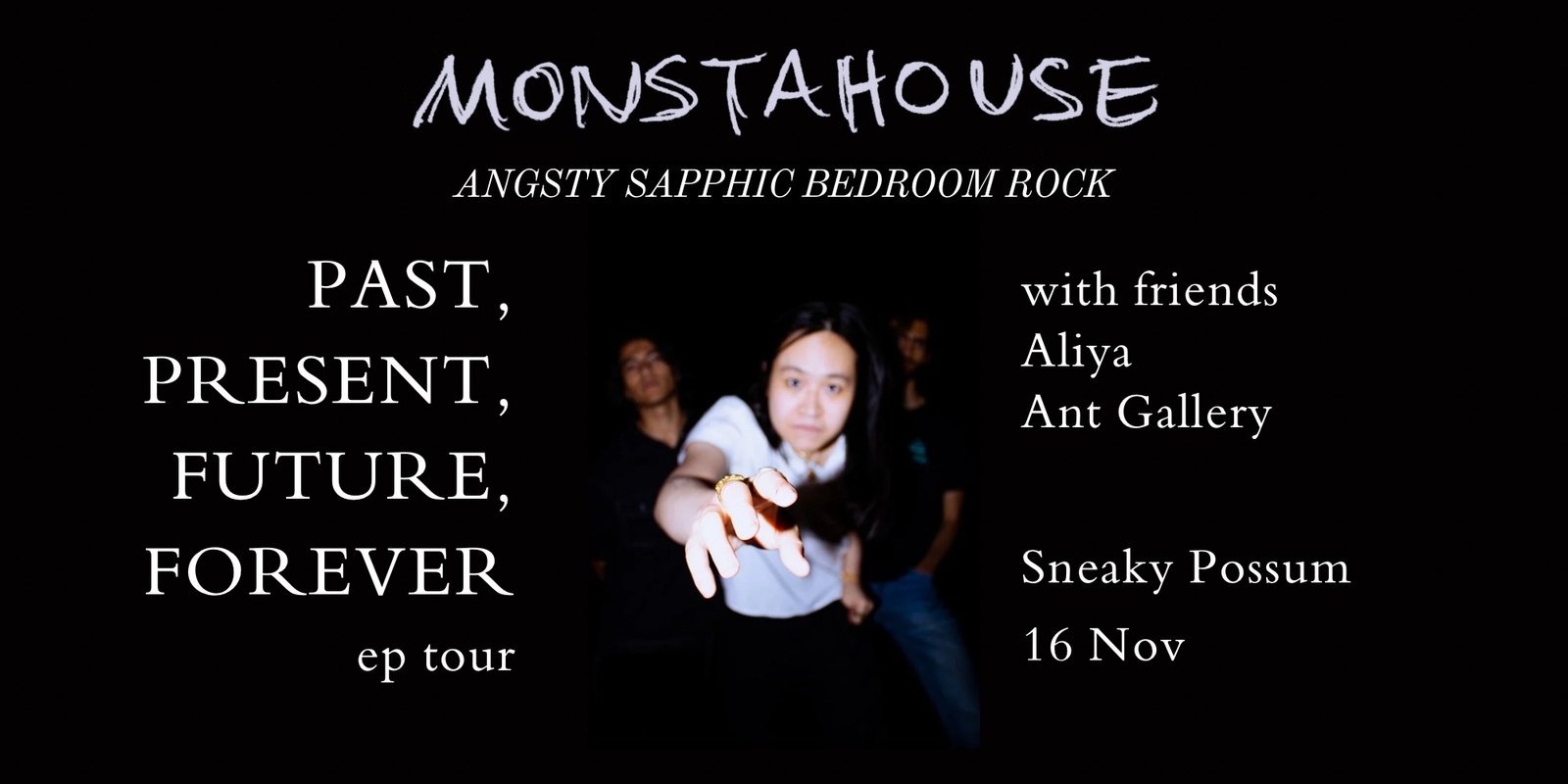 Banner image for monstahouse EP release - Past, Present, Future, Forever